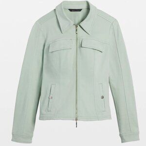 NWT White House Black Market Light Green Zip Jacket